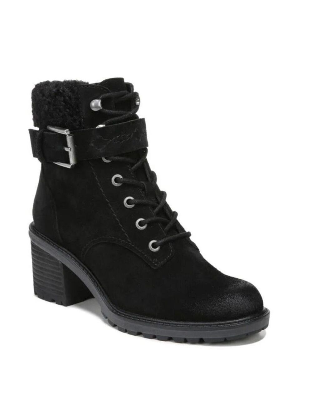 Nib Zodiac Gemma-Fur Ankle Suede Booties